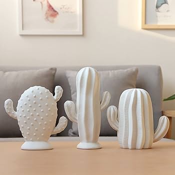 Amazon.co.jp: サボテン 置物 磁器 陶器 セットおしゃれ 北欧